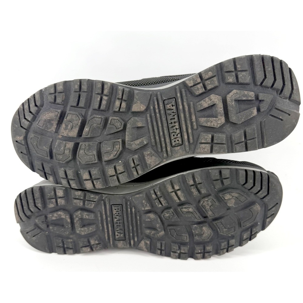 Brahma Work Shoe Mens 10 Black Safety Toe Mesh Enduropro Safe Comfort Durable - Picture 12 of 12